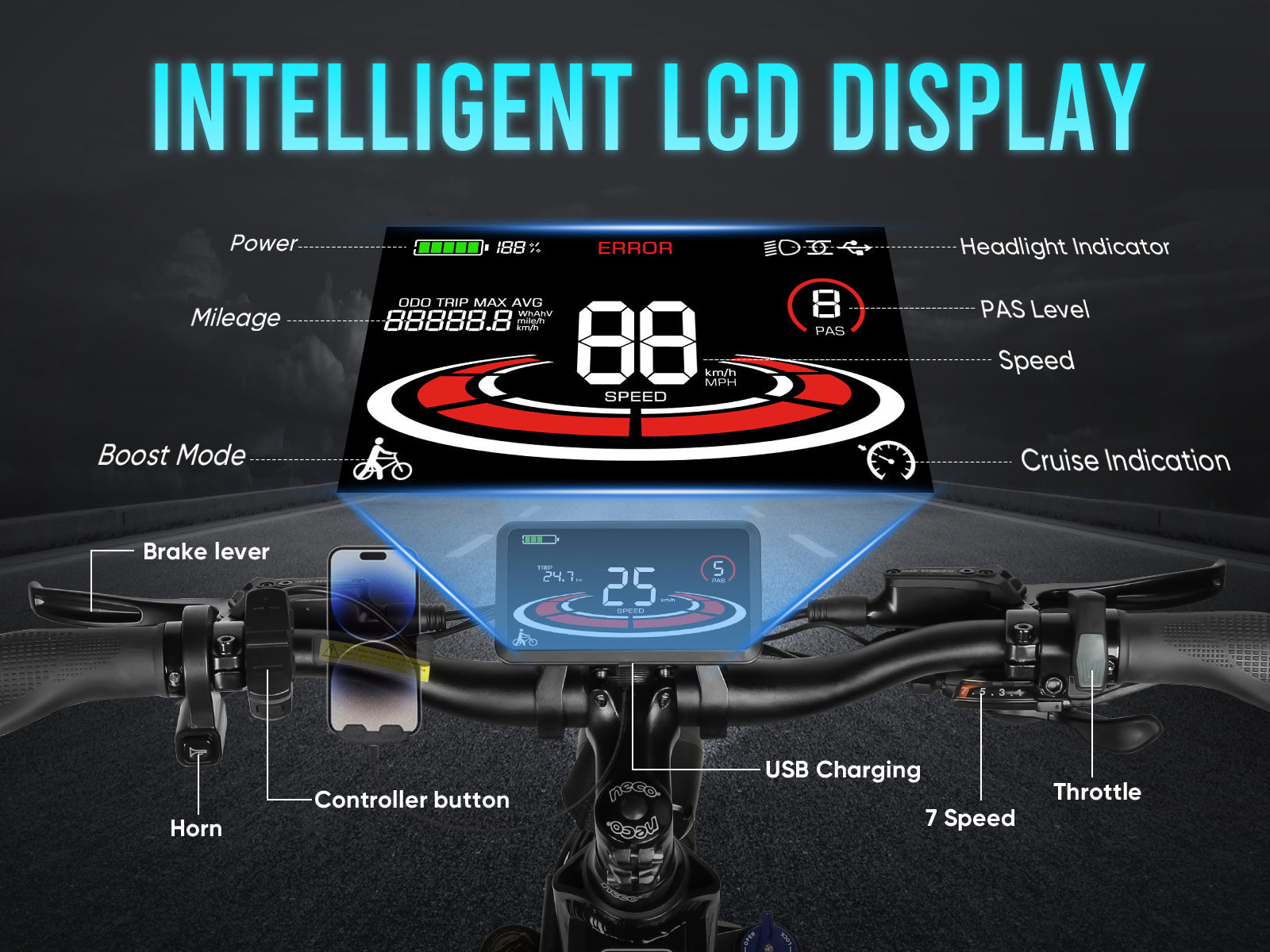 Elektrický bicykel SAMEBIKE LO26 Plus 1000W 2